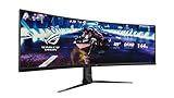 ASUS ROG Strix XG49VQ - 49 Zoll DFHD Curved Gaming Monitor - 144 Hz, 4ms GtG,...