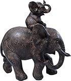 Kare Design Deko Figur Dumbo Uno Schwarz, Deko Objekt, Elefant, Accessoire,...