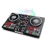 Numark Party Mix II – DJ Controller Pult mit 2 Decks, eingebauten DJ-Lichtern...