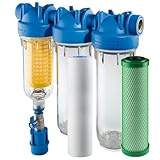 HYDRA TRIO Scalemaster 1” Set Antikalk Brunnenwasserfilter Hauswasserfilter...