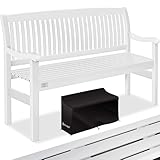 KESSER® Gartenbank Holz Holzbank wetterfest | Für 3 bis 4 Personen | Parkbank...