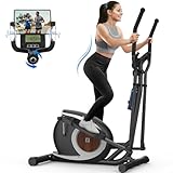 Crosstrainer für Zuhause, Ultraleiser Magnetischer Ellipsentrainer mit 16...