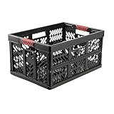 keeeper 4x Stabile Profi-Klappboxen mit Soft-Touch Griffen, 54 x 37 x 28 cm, 45...