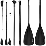 TRIZAND Stand up Paddle 2-in-1- Verstellbar 163-229 cm -Faltbares Doppelpaddel...