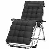 KESSER® Sonnenliege Liegestuhl Klappbar & Wetterfest, Gartenstuhl Belastbar...