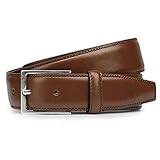 JACK&JONES Herren JACCHRISTOPHER Belt NOOS Gürtel, Cognac/Detail:Raymond, 90