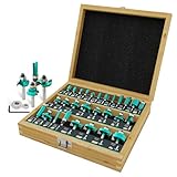 CSOOM 30-teiliges professioneller Fräser-Set für Holzbearbeitung mit...