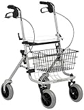 MEYRA Ideal Rollator - Modern, Silber - Aluminium - Erwachsener - 11.9 kg, 130...