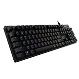 Logitech G512 mechanische Gaming-Tastatur, GX Brown Taktile Switches, LIGHTSYNC...