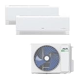 A++ AUX Klimaanlage Set Multi Split 18000 BTU (5,3 kW) – Außengerät + 2x...
