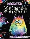 Das lustige Monster Malbuch für Kinder: für Kinder von 4-10 Jahren, 32 kleine...