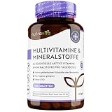 Multivitamin & Mineralstoffe - 365 hochdosierte Tabletten mit Bioaktiv-Formen...