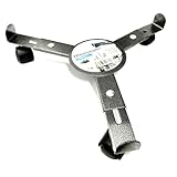 Pflanzenroller Metall Rund Verstellbar Ø 25 – 30 cm 3 Rollen Blumenroller...