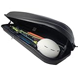 VDP Dachbox/Skibox/Dachkoffer/Gepäckbox/Autobox JUEASY300 schwarz Black 300...