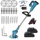 Rasentrimmer mit Akku für Makita,Freischneider Akku, Akku-Rasentrimmer mit...