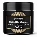 BAGLIORE® XXL 500 ML Thermoaktive Cellulite Creme, Straffende Formel für jeden...