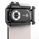 200x Handy-Mikroskop linse mit CPL,Handy-Mikroskoplinse mit LED...