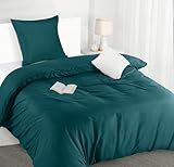 Utopia Bedding Bettwäsche 135x200 Set - Mikrofaser Bettbezug 135x200 cm + 1...
