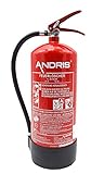 ANDRIS® Qualitäts-Marken-Feuerlöscher 6L AB -Schaum 6 LE mit Manometer, EN 3...