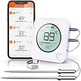 BFOUR Digital Bluetooth Grillthermometer Fleischthermometer Funk...