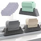 Reinigungsbürste, 3 Stück Fensterrillen Reinigungswerkzeug und 6 Ersatzpads,...