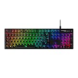 HyperX HX-KB6RDX-DE Alloy Origins, RGB Mechanische Gaming Tastatur, Red switches...