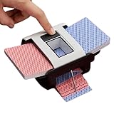 CUIYKAI Kartenmischmaschine Elektrische mit 2000mAh Akku, Automatischer...