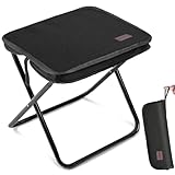 MOONCY Klapphocker Faltbar, 33×26,5×32cm Tragbarer Campinghocker Klappbar,...