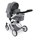 Bayer Chic 2000 - Puppenwagen Mika, 2in1 Kombipuppenwagen für Kinder von 4 bis...