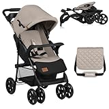 LIONELO Emma Plus Kinderwagen bis zu 15 kg, Kindersportwagen, leicht modern...