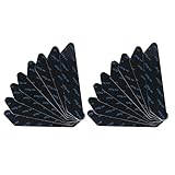 Vicloon Teppichgreifer Antirutschmatte, 16 Stück Doppelseitige Anti-Curling Rug...