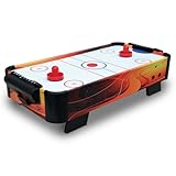 Carromco Mini Airhockey Tisch AA8 – Tischaufsatz mit Motorbelüftung, 2...