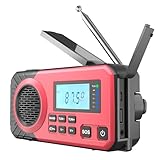 Acta Berg Kurbelradio | Notfallradio mit Kurbel & 5000 mAh Akku | Solar Radio...