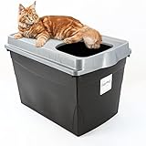 Hop-In Katzenklo Katzentoilette Top Entry Jump-In XXL Haubentoilette Groß...