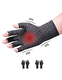 Donfri 2 Paare Arthritis Handschuhe Kompressionshandschuhe Fingerlose handschuhe...