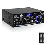 HiFi-Verstärker AK45 Mini Bluetooth Stereo-Audioverstärker Receiver 12V/ 220V...