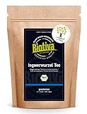 Biotiva Ingwerwurzel Tee Bio 200g - Ingwer geschnitten - scharf - Kräutertee -...