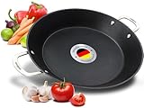 endusor Paella Pfanne INDUKTION Ø 38cm mit Antihaft-Beschichtung | 6-8 Personen...