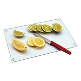 Harbour Housewares Schneidebrett aus Glas - Durchsichtig - (300 x 200 mm)