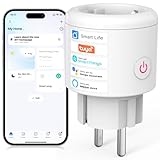 SURFOU WLAN Steckdose mit Strommessgerät, Smart Home Zeitschaltuhr Steckdose,...