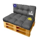 HIGH LIVING Palettenkissen Indoor/Outdoor Sofa Pallet Comfort Outdoor Schmutz-...