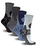 Frostfighter Herren Thermosocken (6x Paar) Winter Ski Vollfrottee Innenfutter,...