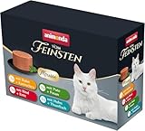 animonda Vom Feinsten Adult Katzenfutter Mousse-Vielfalt (12 x 85 g), Nassfutter...