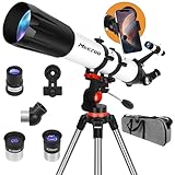 MEEZAA Teleskop, Teleskope für Erwachsene Astronomie Profi, 90mm Blende 800mm...