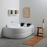 KIAMAMI VALENTINA 2-SITZIGE ECK-WHIRLPOOLWANNE AUS ACRYL RECHTS | AIDA