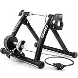 CXWXC Fahrrad Rollentrainer, Klappbar Stahl Bike Trainer mit Schnellspanner...