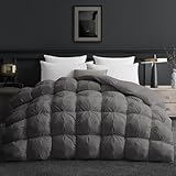 UNIKOME Bettdecke 200x220cm, Daunendecke mit 100% Baumwolle Bettzug,...