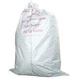 KMF Sack, Mineralwollsack, KMF-Gewebesack, 140 x 220 cm, Druck Mineralwolle,...