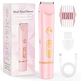Rasierer Damen 2-in-1 Damenrasierer Elektrisch für Körper Scham und Nase...