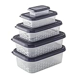 BranQ - Home essential Set von Frischhaltedosen ORI, BPA-freier Kunststoff,...
